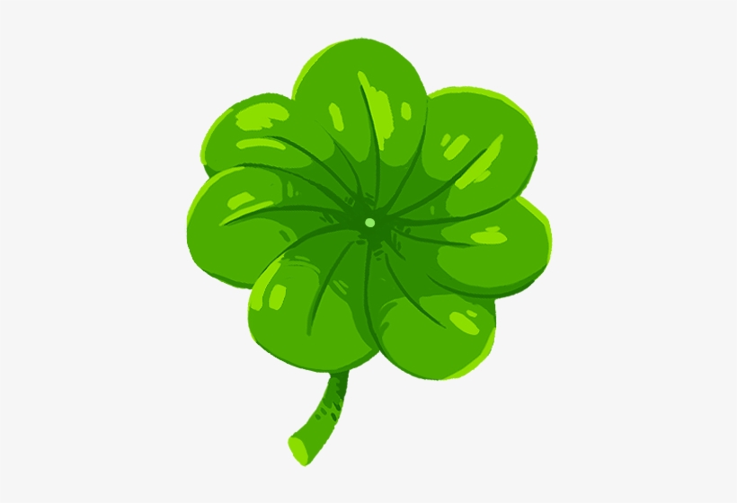 Seven Leaf Clover - Illustration, transparent png download
