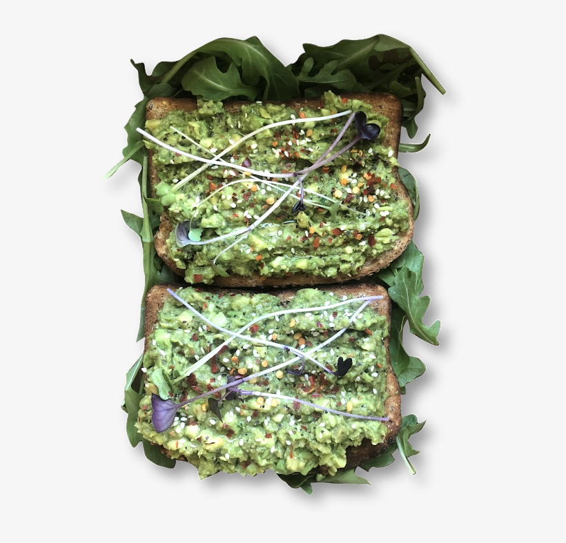 Avocado Toast - Spinach, transparent png download