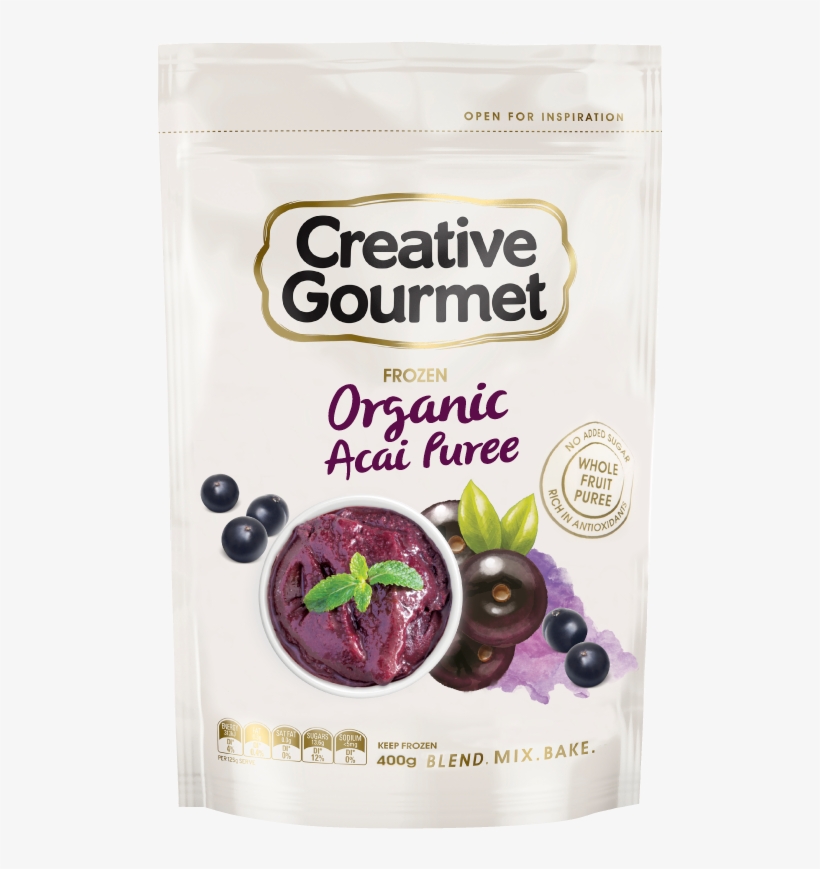 Delicious Creative Gourmet Organic Acai Puree - Creative Gourmet Acai Puree, transparent png download