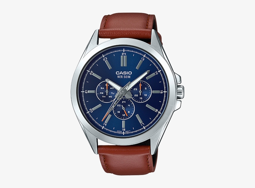 Casio Men's Mtpsw300l 2av Classic Multi Hand Watch, - Casio Watch Mtpsw300l 2av, transparent png download