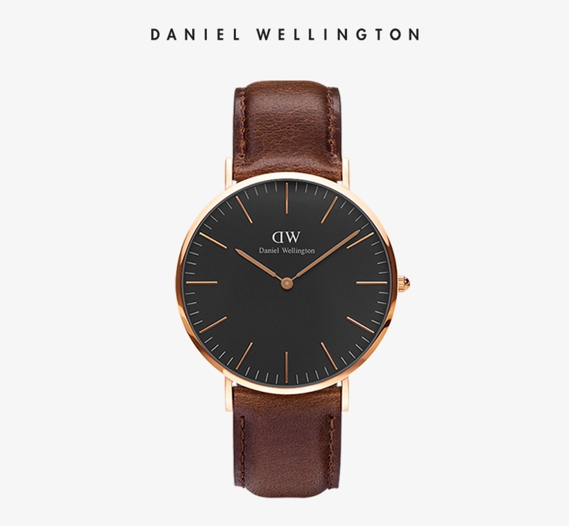 Daniel Wellington Danielwellington Men's Watch Dw Leather - Dw00100131 Daniel Wellington Classic Black Bristol, transparent png download