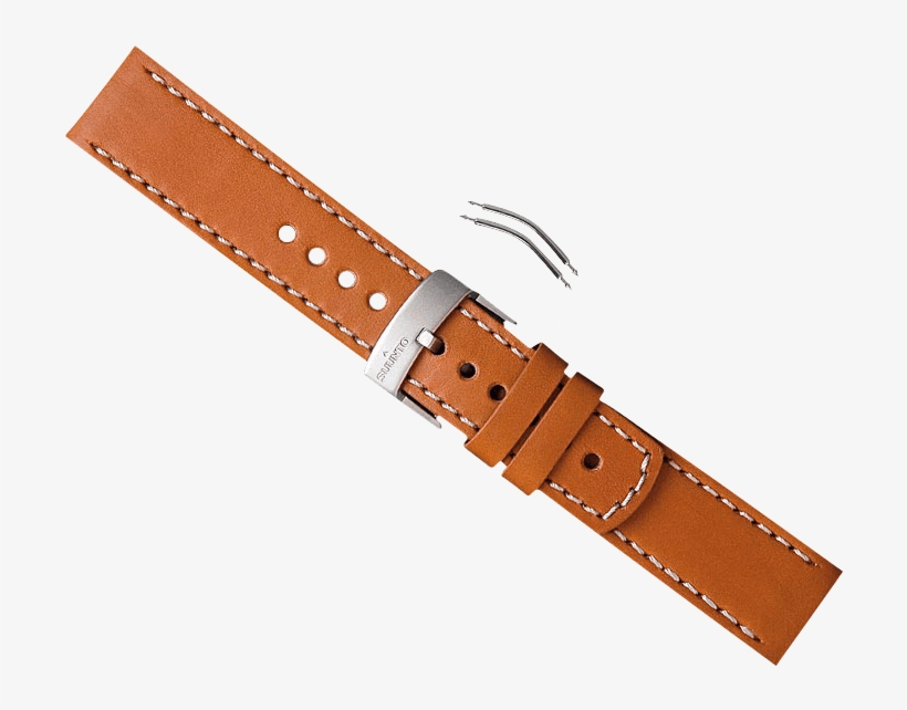 Suunto Elementum Ventus Brown Leather Strap Kit, transparent png download
