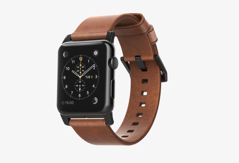 File - Apple Watches Leather Band, transparent png download
