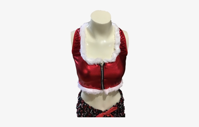 Sexy Santa Top Xs Nwt Adult Costume - Naughty Miss Santa Costume, transparent png download