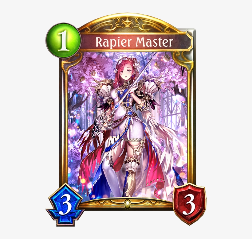 Unevolved Rapier Master Evolved Rapier Master - Shingeki No Bahamut Sleeve, transparent png download