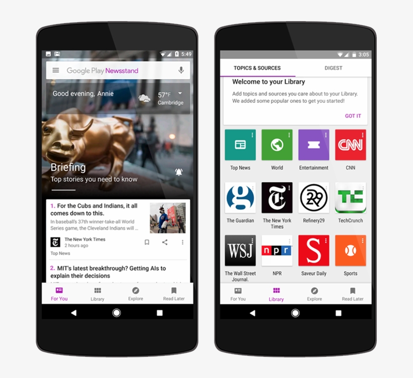 Google Play Newsstand - Google Newsstand, transparent png download