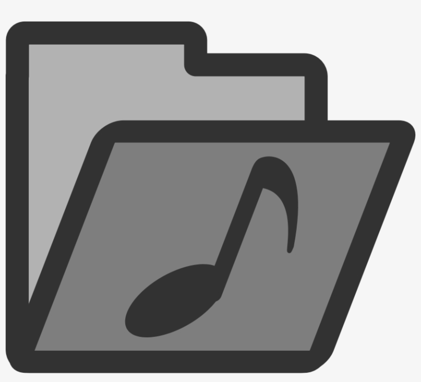 How To Set Use Folder Music Clipart - Каталог Значок, transparent png download