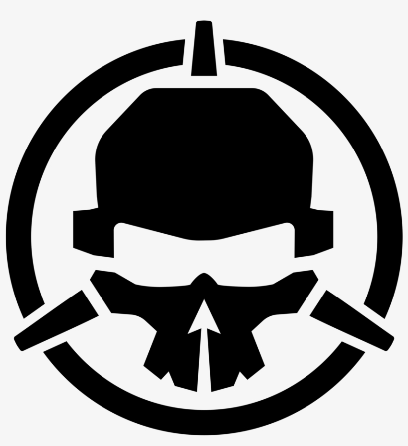Rotorriot Skull Lg Blk, transparent png download