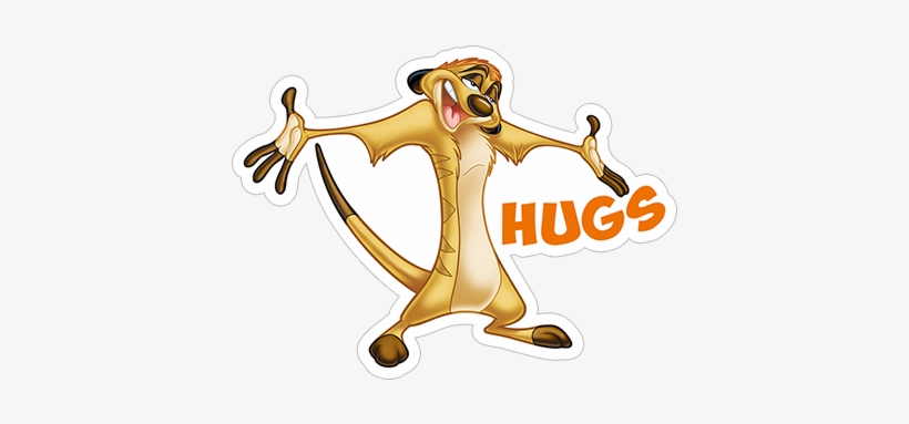 Viber Sticker «timon & Pumbaa» - Тимон Png, transparent png download