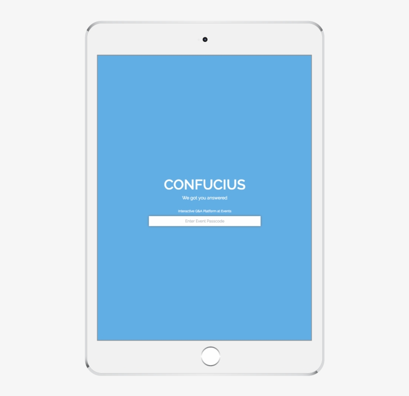 Confucius Q&a Event Passcode - Iphone, transparent png download