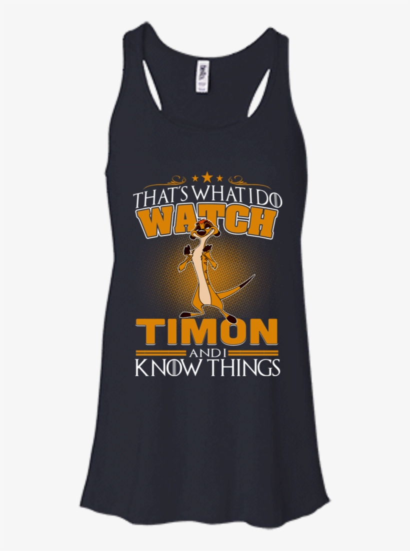 Timon T Shirt That's What I Do Watch Timon And I Know - Disney Mother And Daughter T Shirt, transparent png download
