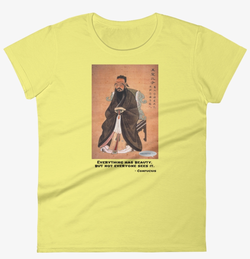 Confucius Women's Tee - Posterazzi Confucius (c551-479 Bc) Nchinese Philosopher, transparent png download