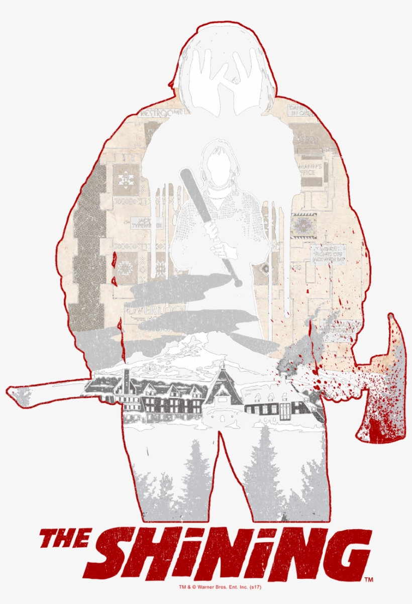 The Shining Come Out Come Out Men's Crewneck Sweatshirt - Shining Movie Poster, transparent png download
