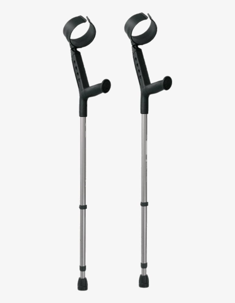 Objects - Mobility Smart Progress Crutches Closed Cuff - Dark, transparent png download