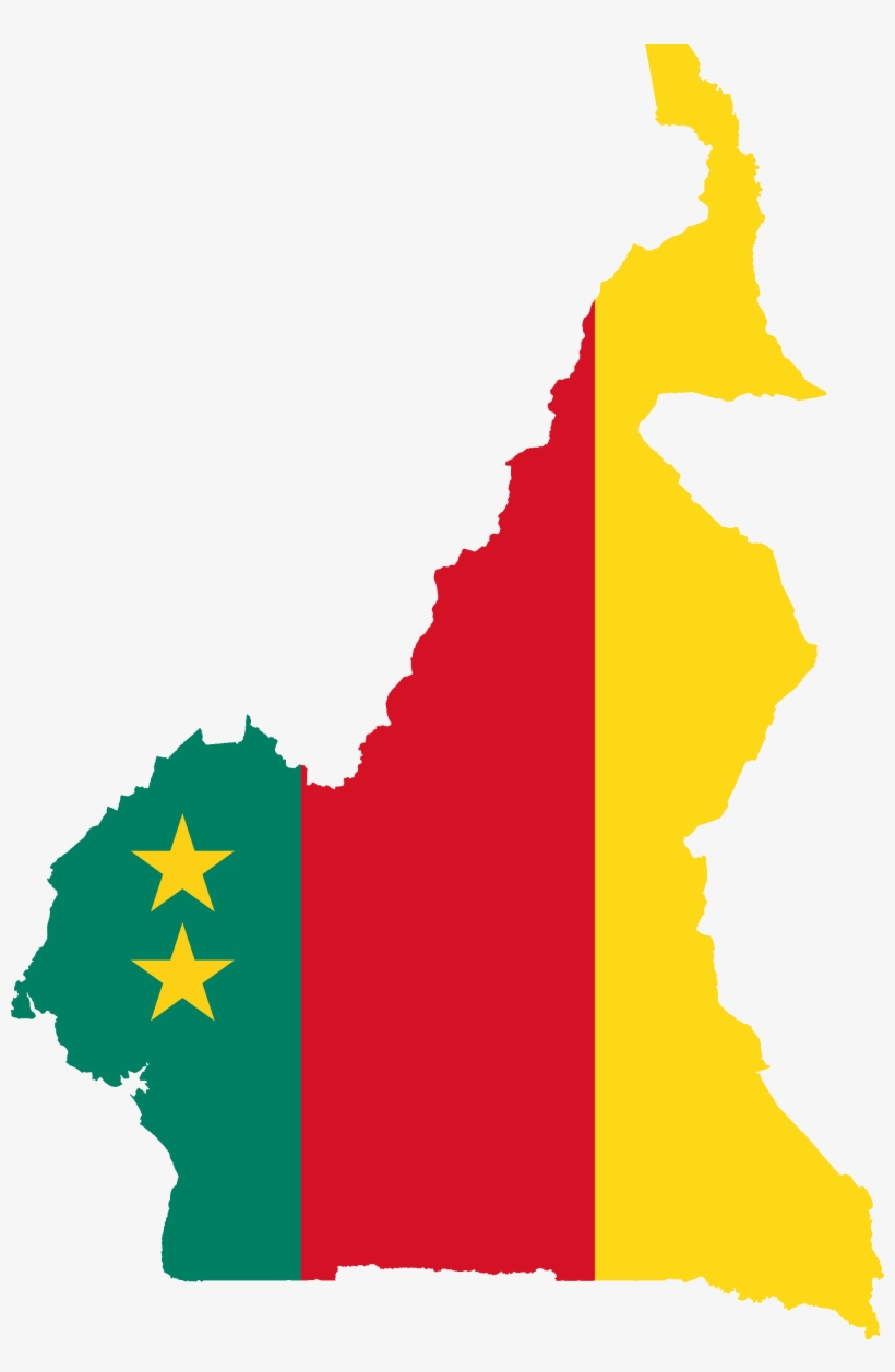 Cameroon Separatists Block Regional Capital - Cameroon Flag In Country, transparent png download