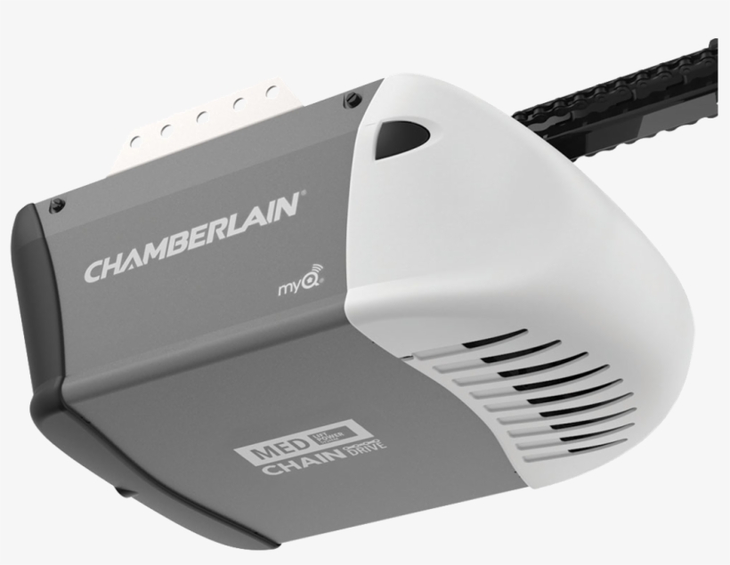 C203 Durable Chain Drive Garage Door Opener With Med - Chamberlain C205 1/2 Hp Heavy-duty Chain Drive Garage, transparent png download
