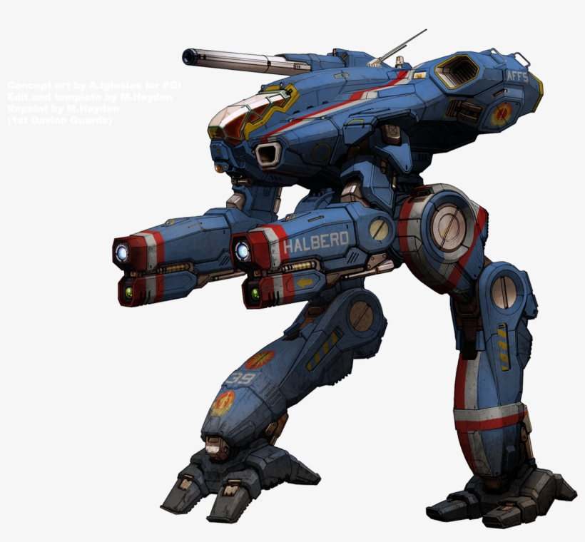 Davion Guards Marauder By Viereth-d995d0v - Mechwarrior Marauder, transparent png download