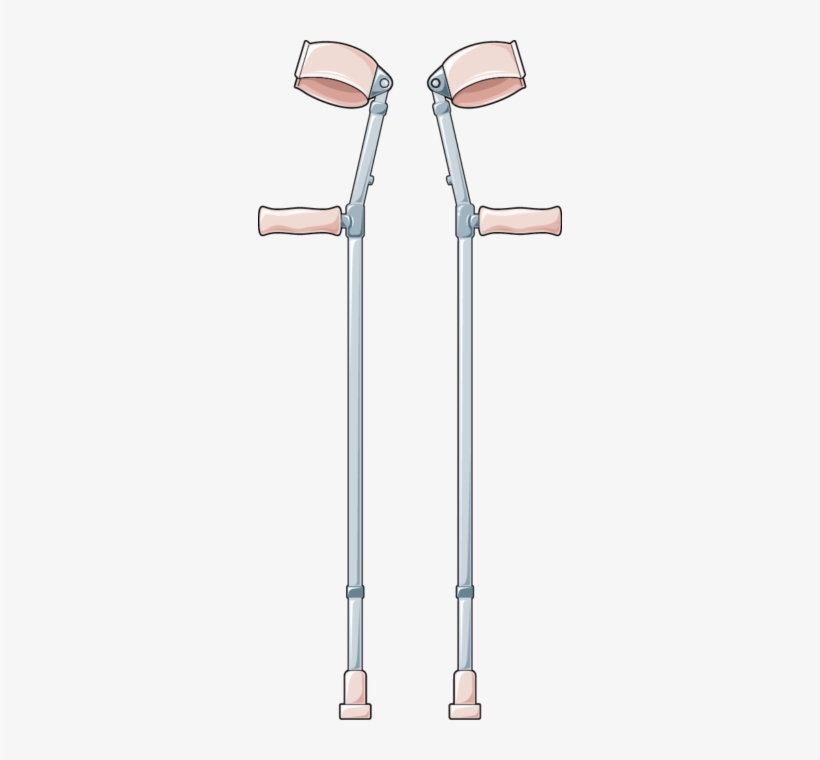 Orthopedics Crutches - Portable Network Graphics, transparent png download