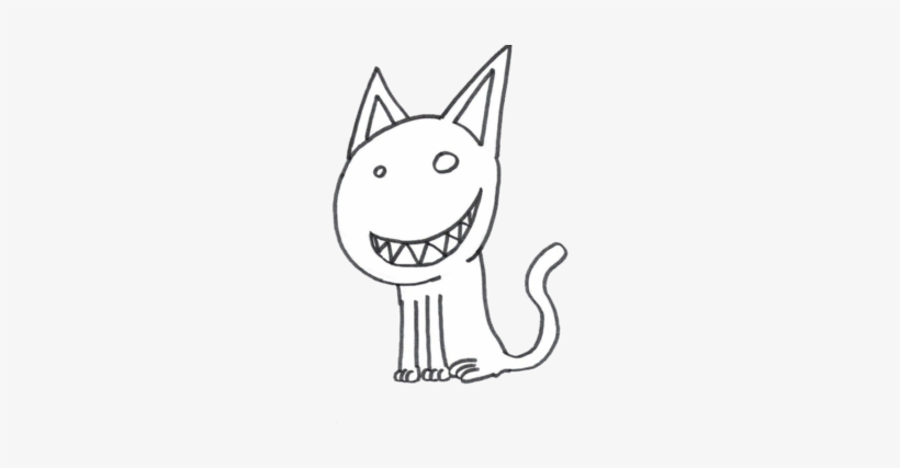 Happy Cat - Cartoon, transparent png download