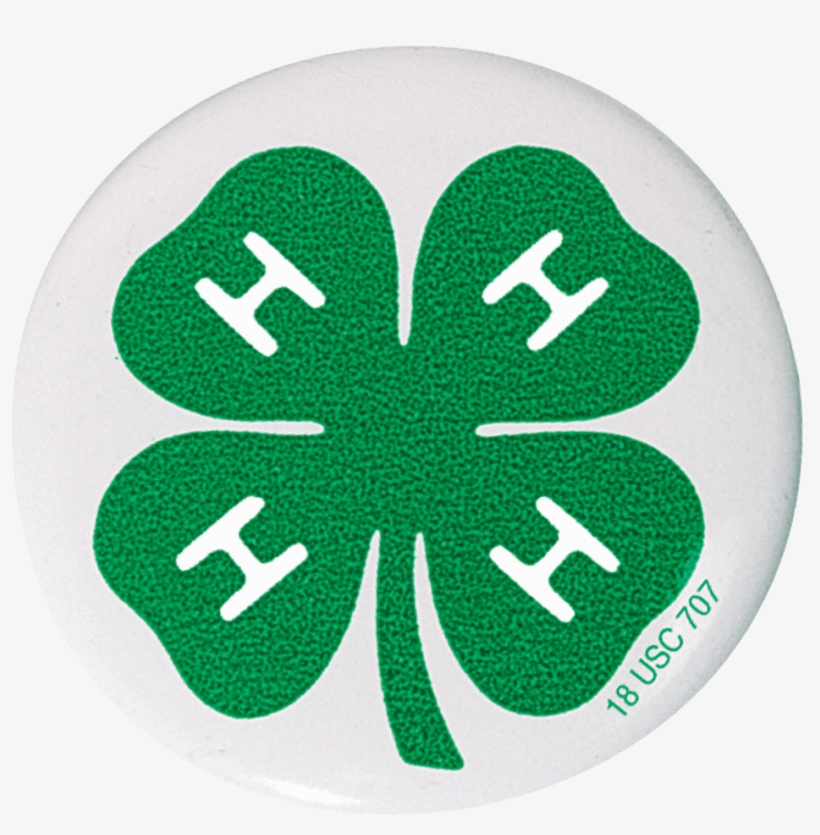 4-h Clover Button - 4h Clover, transparent png download