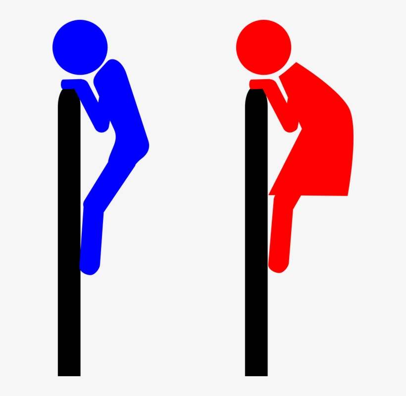 Man, Woman, Sign, Icon, Symbol, Boy, Lady, Silhouette - Drenge Tegn Og Pige Tegn, transparent png download