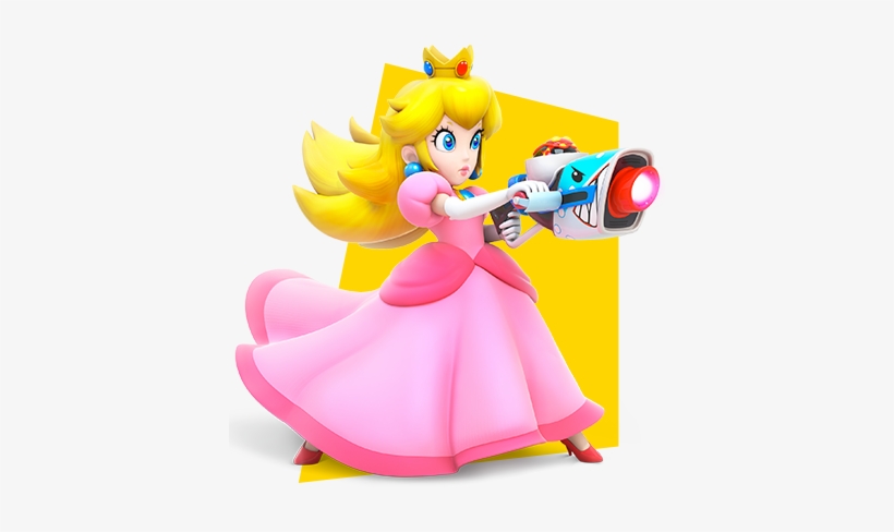 Whilst Mario Rabbids Kingdom Battle Isn't The Toughest - Mario And Rabbids Peach, transparent png download