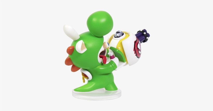Mario Rabbids Kingdom Battle - Mario + Rabbids Kingdom Battle: Rabbid Yoshi (8cm), transparent png download