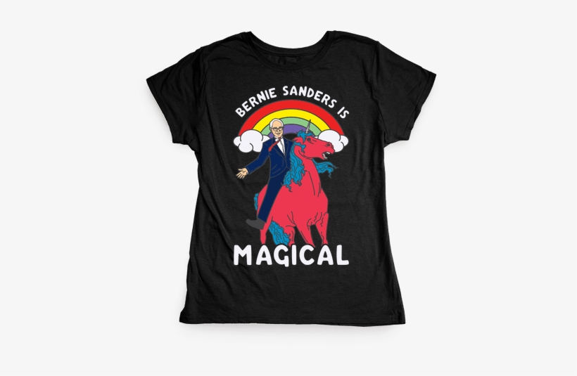 Bernie Sanders On A Magical Unicorn - Shirt, transparent png download