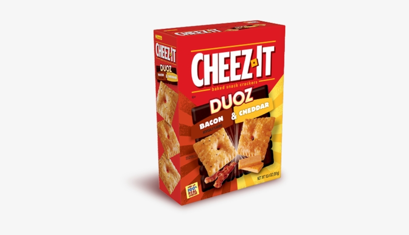 Cheez-it Duoz® Bacon & Cheddar - Bacon And Cheddar Cheez Its, transparent png download