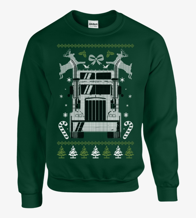 Trucker Christmas Sweater - Kanye Going To Run For President, transparent png download