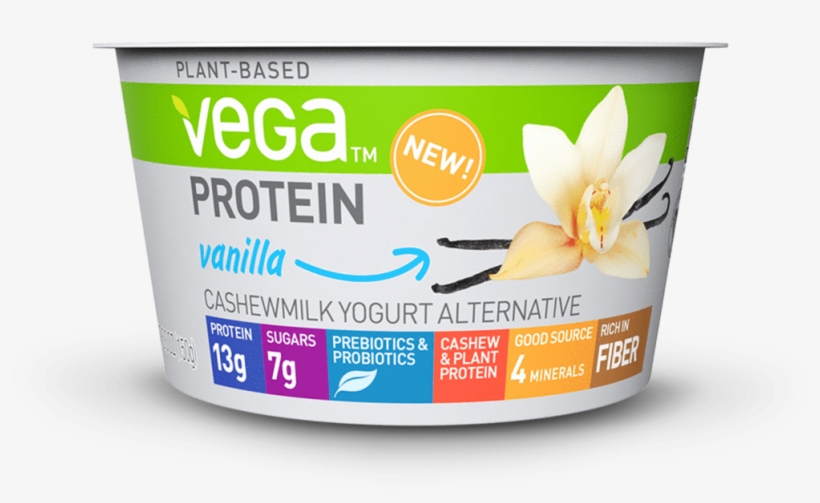 Vega™ Protein Cashewmilk Yogurt Alternative - Vega Protein Cashew Milk Yogurt, transparent png download