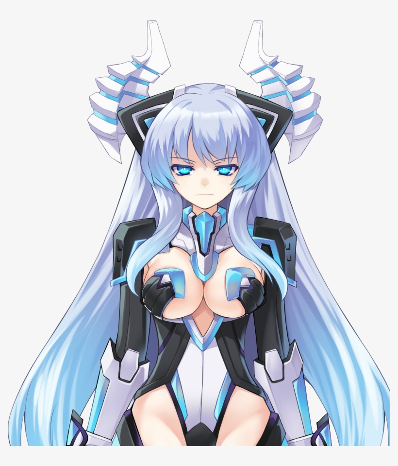Hdd Rei Neutral Expression - Hyperdimension Neptunia Rei Ryghts, transparent png download