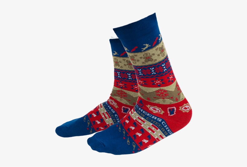 Ugly Sweater Holiday Socks - Sock, transparent png download