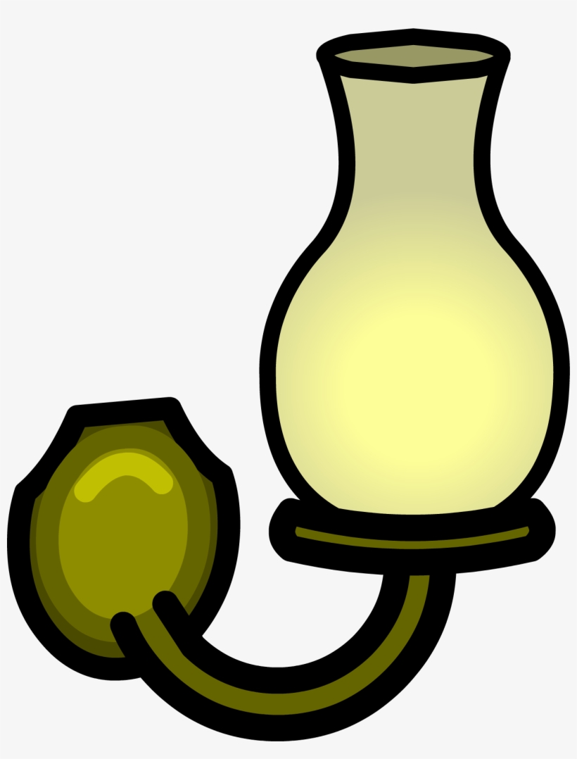 Single Wall Light - Wall Lamp Clip Art, transparent png download