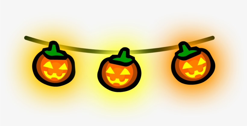 Jack O Lights - Club Penguin Halloween Furniture, transparent png download