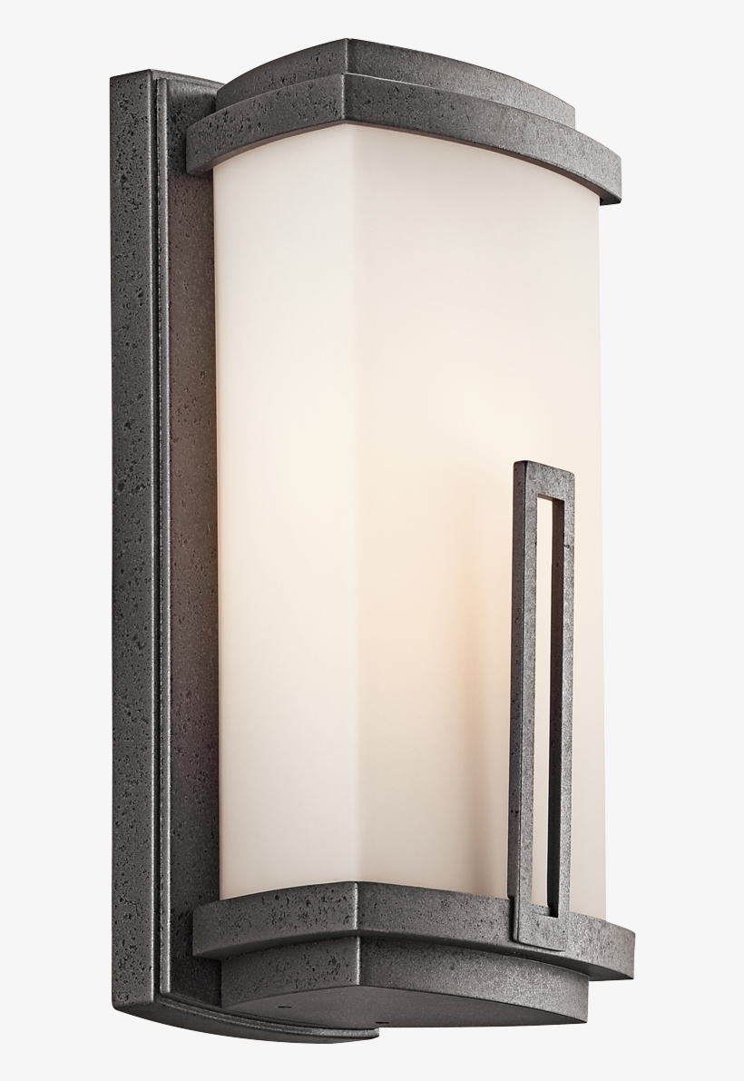 Kichler 49110 Leeds Collection 1 Light 12" Outdoor, transparent png download
