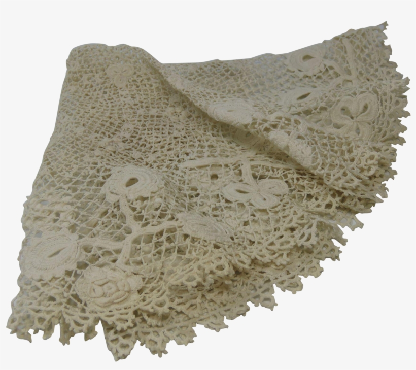 Clones Irish Crochet Lace Doily Finely Hand Worked - Crochet, transparent png download