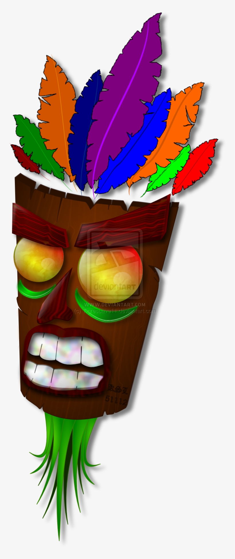 Aku Aku By Tigresuave11 - Illustration, transparent png download