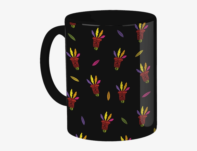 Crash Bandicoot - Aku Aku Pattern 350ml Mug, transparent png download