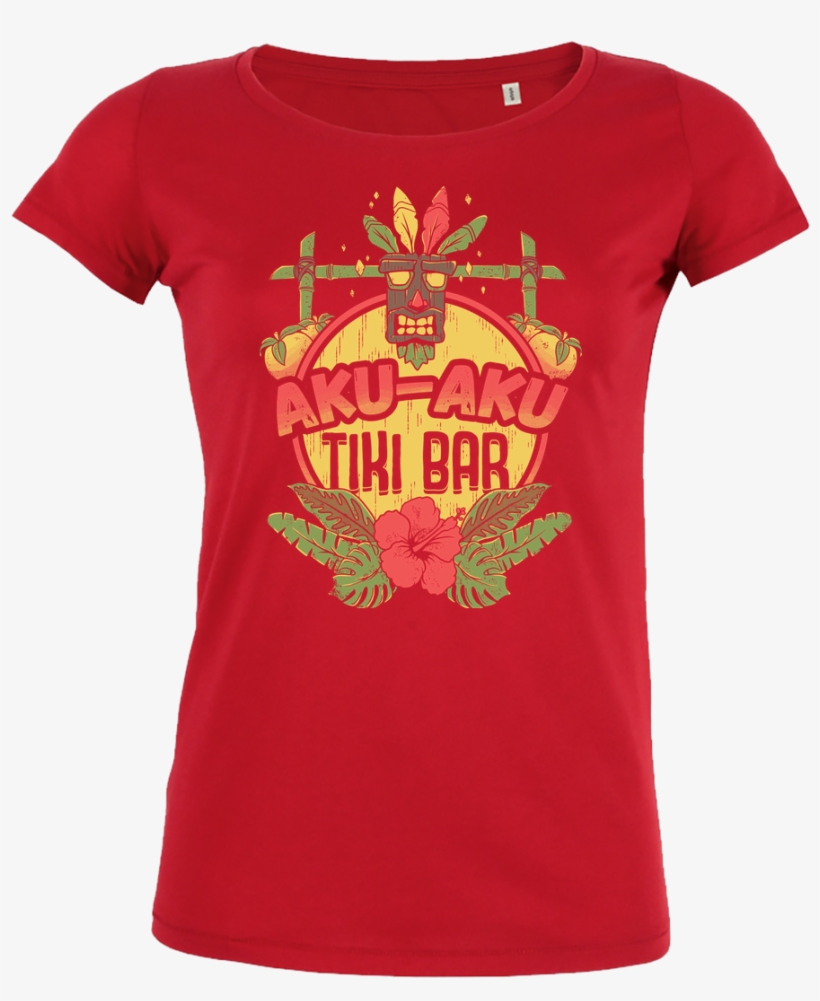 Ilustrata Aku Aku Tiki Bar T Shirt Stella Loves Red, transparent png download