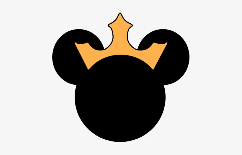 Minnie Basic Crown - Disney Mouse Ears With Crown, transparent png download