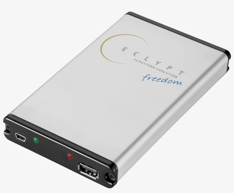 Eclypt Freedom Encrypted External Hard Drive - Hard Disk Drive, transparent png download