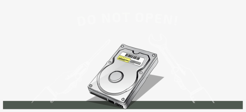 Never Open A Cover Of A Hard Drive - Hard Disk Drive, transparent png download