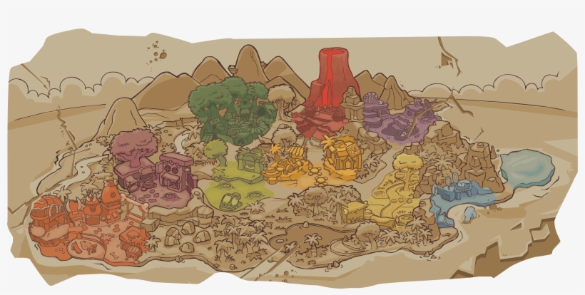 Prehistoric Map 2014 Plain - Portable Network Graphics, transparent png download