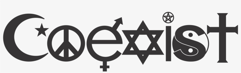 This Free Icons Png Design Of Coexist Plain, transparent png download