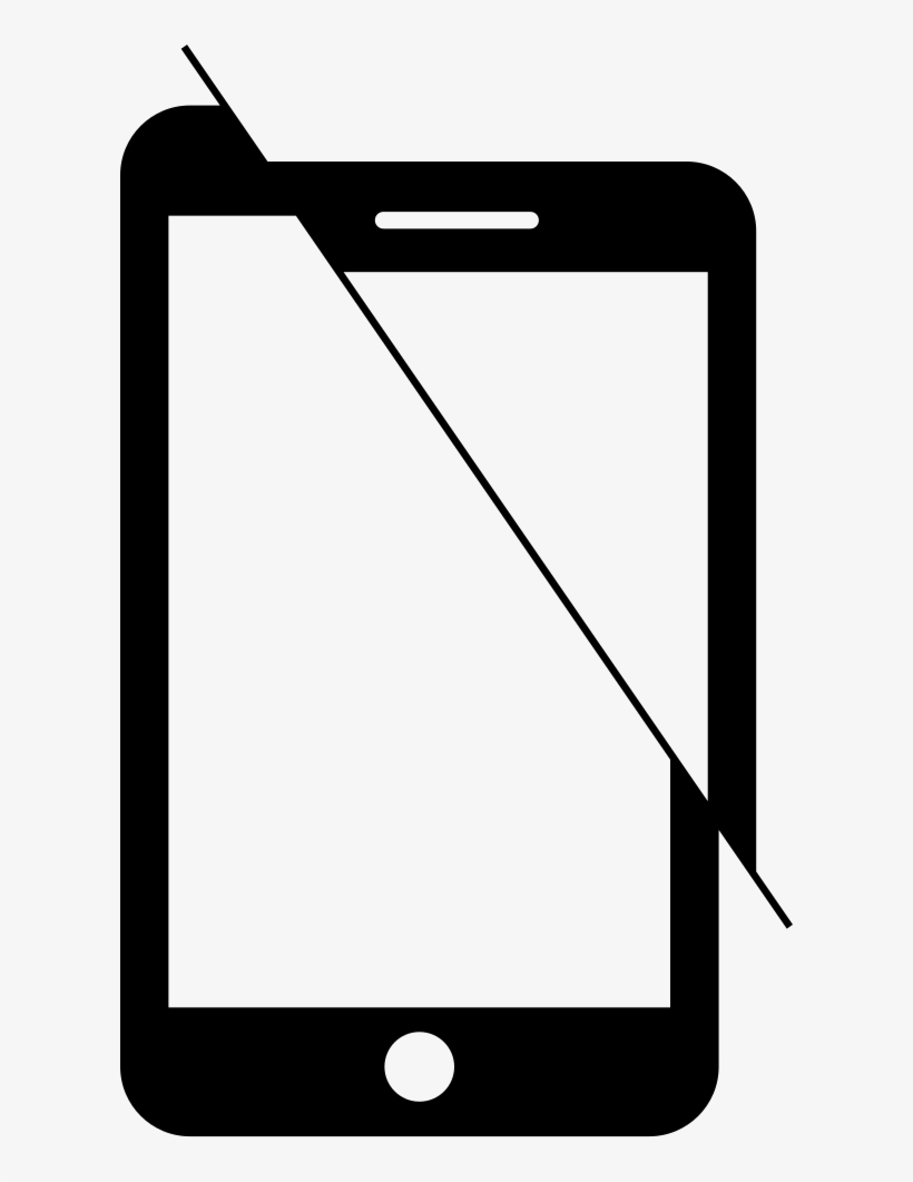 Broken Cellphone - - Smartphone, transparent png download