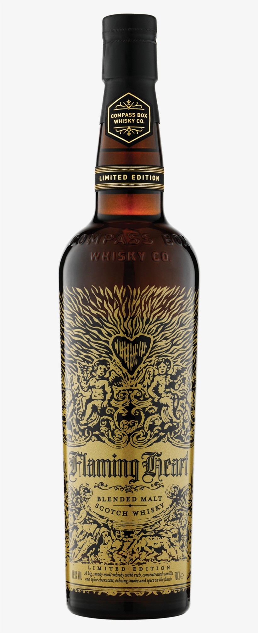 419891-1 - Compass Box Flaming Heart, transparent png download