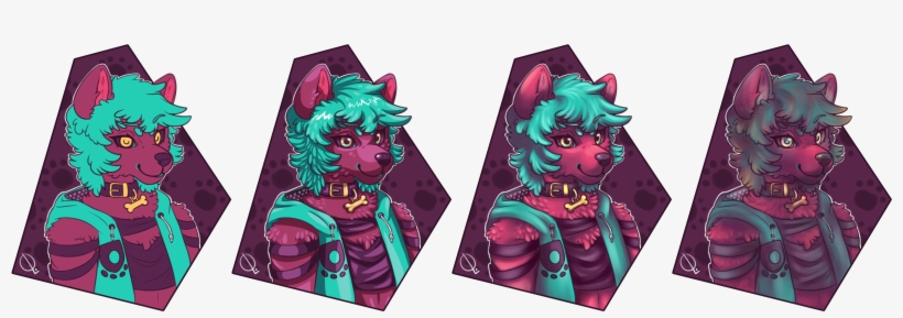 Red Wolf Portrait - Illustration, transparent png download