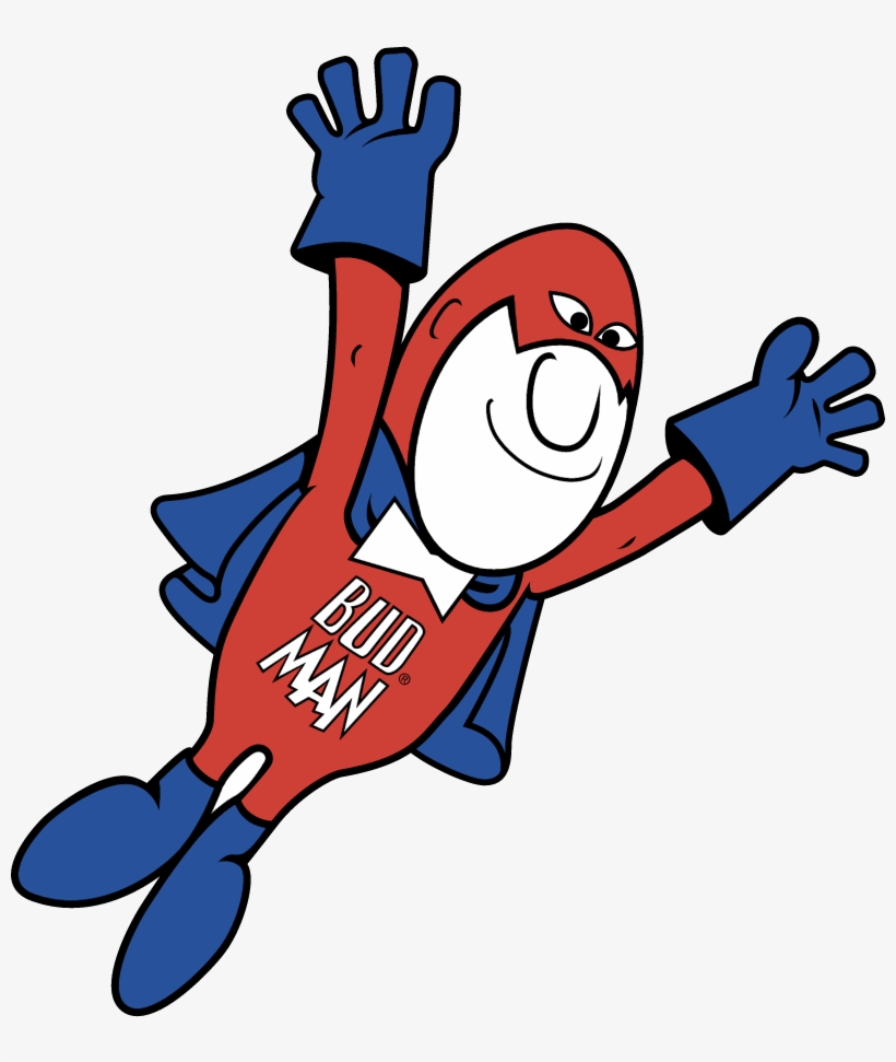 Bud Man Vector - Bud Man Logo, transparent png download