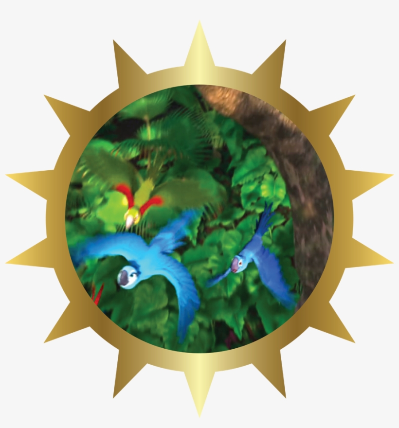 Golden Badge - Rainforest - Rio, transparent png download